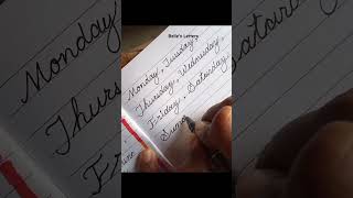 Writing in Cursive handwriting @Belles-Lettres_11 #cursivewriting #howto #satisfying #writing