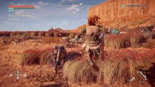 Horizon Zero Dawn - Fighting a Thunderjaw