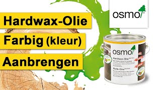 Osmo Hardwax Olie Farbig (kleur) Aanbrengen | Kleur en bescherming in één | Makkelijk aan te brengen