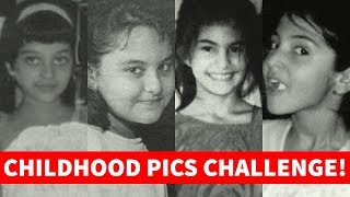 Guess the Bollywood Actress by THEIR CHILDHOOD Pictures🤔 | Bollywood Quiz Video 2019😄