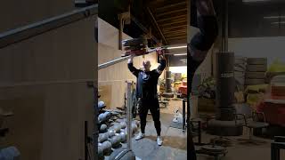 Viking Press (175kg weights)x6