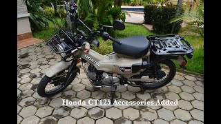 Honda CT125 Accessories Added