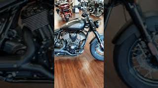 2022 Indian Chief Bobber Dark Horse with Stage 1 Exhaust #shorts