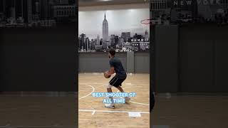 Klay has the perfect shooting form