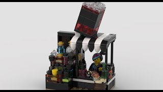 Cheers to Creativity with Alcohol Stand MOC