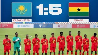 Video: Watch highlights of Ghana's U-17 led by Laryea Kingston beat Kazakhstan U-17 5-1 in friendly