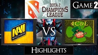 Dota 2 reborn NaVi vs 4C L Game 2   Highlights D2CL Season 6