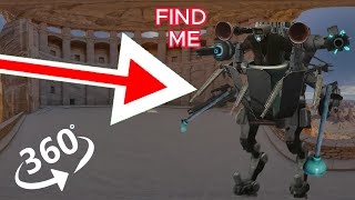 FIND  Skibidi Toilet. Glitch Mech Cameraman -  looking for a challenge 360° VR video