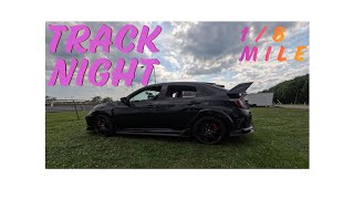 Honda Civic Type R k20 turbo First time at the drag strip