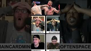 Max Holloway Knocks Justin Gaethje OUT COLD with 1 second left Live Reaction #ufc300 #ufc