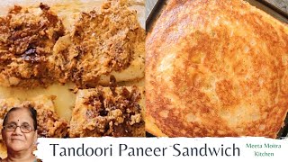 Tandoori Paneer Sandwich - Street Food/ Tandoori Masala Or Marination/ Spicy Masala Sandwich