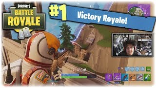 HIS FIRST WIN! | Fortnite Battle Royale on Ps4