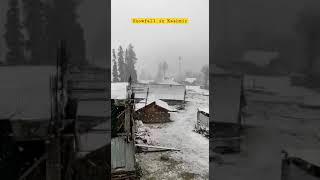 SNOWFALL IN KASHMIR |#Snowfall #kashmir