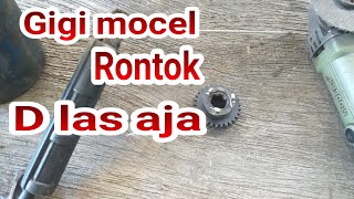 Cara atasi gigi motor yg mocel