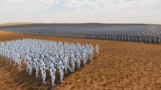 100 000X STAR WARS SOLDIERS VS 999 999X  MEDIEVAL KNIGHTS  -ULTIMATE EPIC BATTLE SIMULATOR