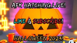 AFK HATCHING HALLOWEEN 2023!!! #roblox #afk #afkroblox #petsimulator #og #halloween #spooky