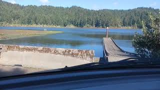 driving Winchester Bay to Florence Oregon. Oregon coast.