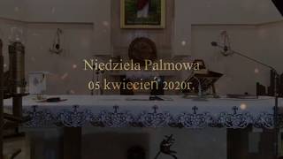 Niedziela palmowa 05 kwiecień 2020 r.