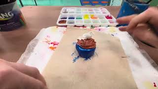 Paint your cupcake