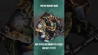 How to Paint weathered grim dark armor! #paintingminiatures #miniature #mezgike #dredgemarine