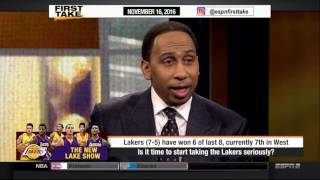 Baby Lakers are for reals - First Take 11/16/2016