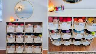 CROCHET: Minimalist Yarn Stash - Yarn Storage & Organization