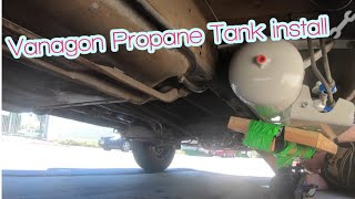 Vanagon propane tank install