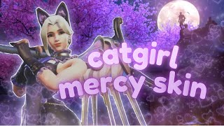 ⋆˙⟡ — black cat mercy gameplay compilation on pc 🎀 platinum 4 mercy main | ow2