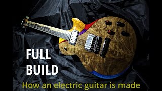 I made an lespaul shape original guitar all by myself.