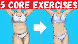 5 Effective Core Exercises for Beginners: Lose Belly Fat Fast at Home