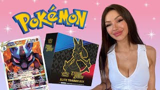 CROWN ZENITH ETB UNBOXING - we're chasing that Lapras!