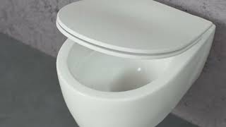 Pressalit lift-off function for toilet seat 2