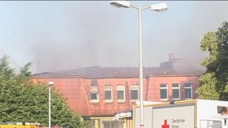 Großbrand im Northeimer Krankenhaus