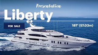 LIBERTY I The 187' (57m) superyacht designed for entertaining at its finest I For sale with IYC