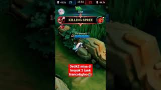 di kroyok 2 tank|| miya menang ga ya??#mlbb #mobilelegends #miyapascol #shortvideo