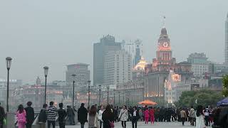 Gloomy weather in Shanghai and Skyscrapers World #china #asia