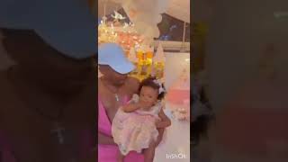 A GLIMPSE OF VERA SIDIKA'S DAUGHTER GLAMOROUS FIRST  BIRTHDAY