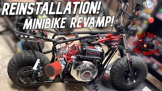 Minibike Revamp! Fixing Frame And Installing Motor!