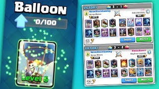 LEVEL 6 BALLOON = INSANE! | BEST Clash Royale Deck! | Clash Royale