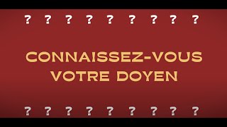 TELFER présente : Connaissez-vous votre doyen?