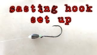 How to set up casting hook