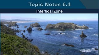 Topic Notes 6.4:  Intertidal Zone