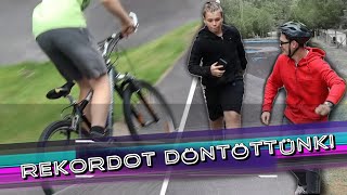 Rekordot döntöttünk a felújított Hermina Bringaparkban! #sports #bikelover #budapest