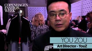 You Zou, Designer, Kopenhagen Fur - Backstage Interview AW14