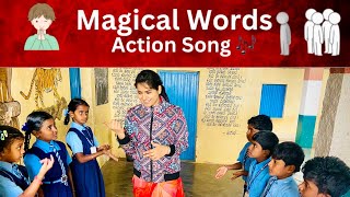 Magical Words Song 👌| English Action Song | Please | Sorry | Thank You 🙏 | Welcome | #rhymes