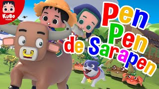 PEN PEN DE SARAPEN with Lanie and Ollie | (Nursery Rhymes with lyrics) Kubo House