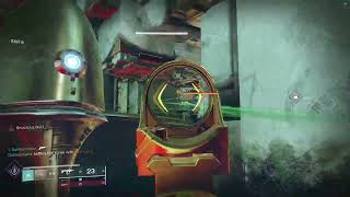 Destiny 2 I get into a fist fight with dmg (ps I was very shakey and my aim was not good) xD