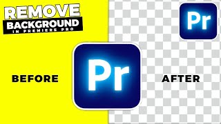 REMOVE The BACKGROUND From LOGOS In Premiere Pro | adobe premiere pro tutorial for beginners