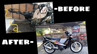 Parah...!! 2 Bulan Proses Restorasi Shogun R 110