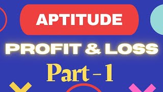 PROFIT & LOSS |APTITUDE|IBPSPO/CLERK|SBI|RRB GROUPD|